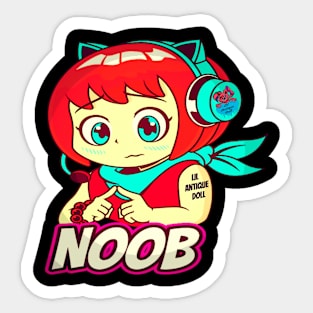 noob life Sticker